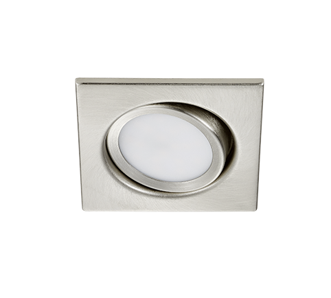 Φωτιστικό Σποτ Νίκελ Ματ Χωνευτό 8xH3cm LED 5w 3000K 450lm Trio Lighting Rila 650210107