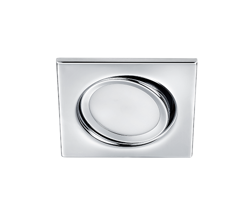 Φωτιστικό Σποτ Χρωμέ Χωνευτό 8xH3cm LED 5w 3000K 450lm Trio Lighting Rila 650210106