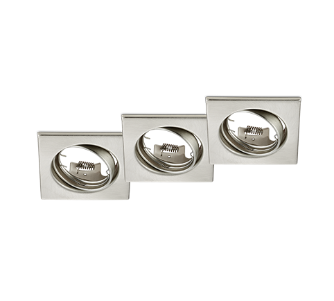 Φωτιστικό Σποτ Χωνευτό Nickel Matt 3τμχ. 3xGU10 Trio Lighting Jura 650000307