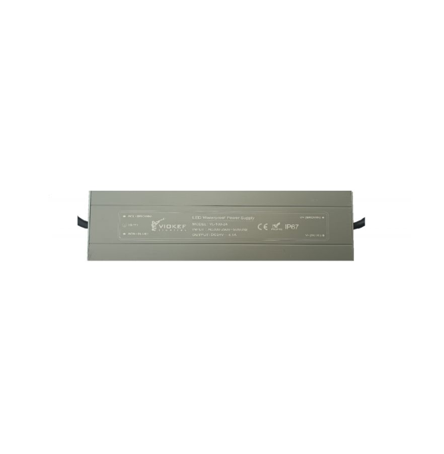 Power supply 24VDC 100W IP67 On-Off Viokef 00/8037
