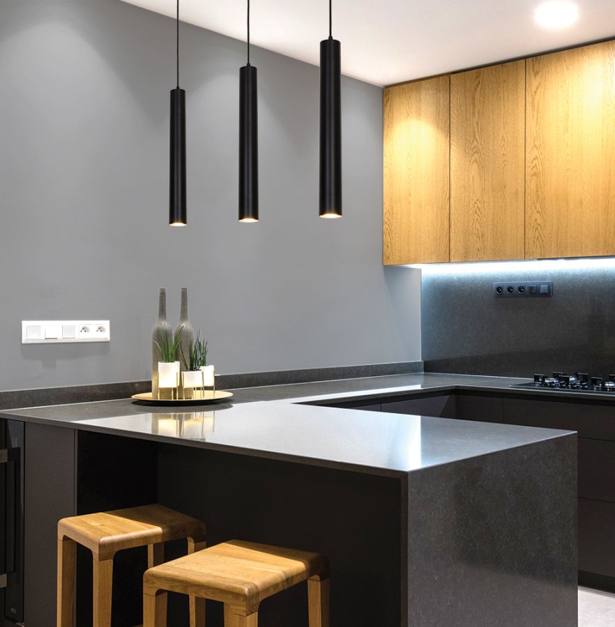 Μονόφωτο Μαύρο H:500 Lesante Viokef 4287300