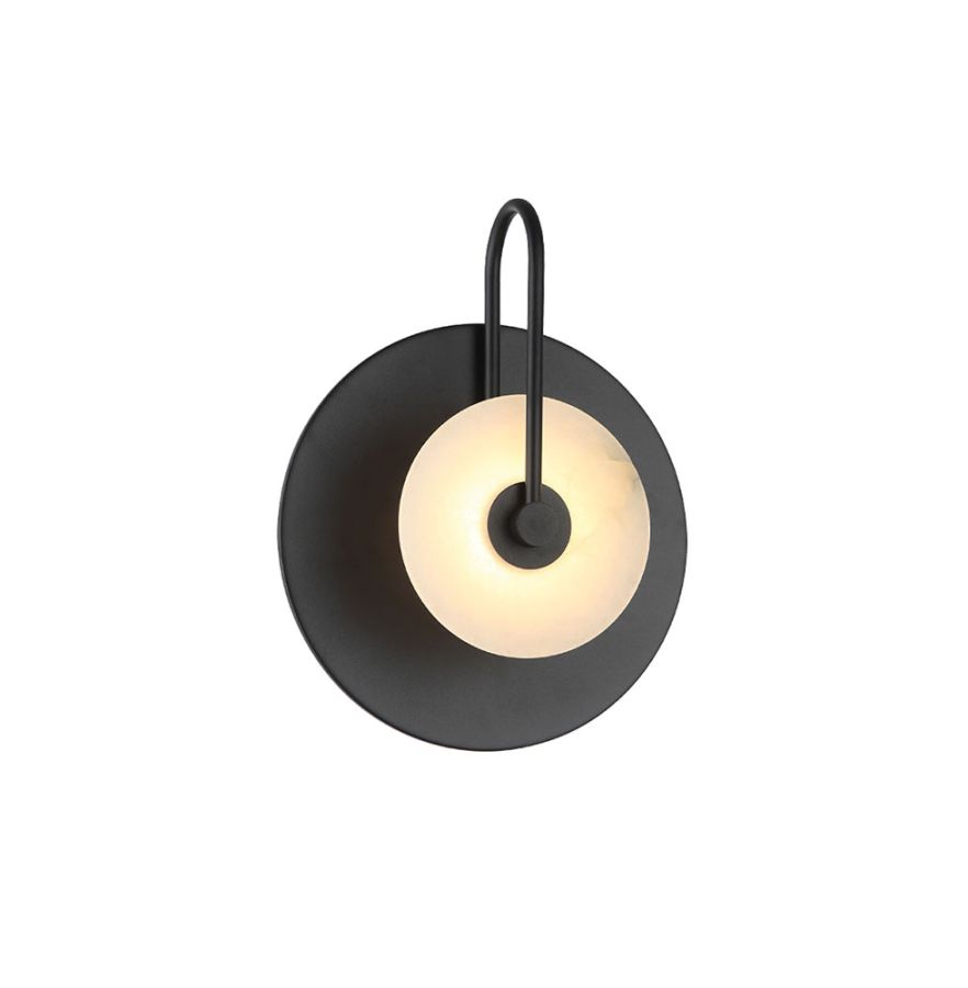 Φωτιστικό Τοίχου Μαύρο Samira Viokef 4341400