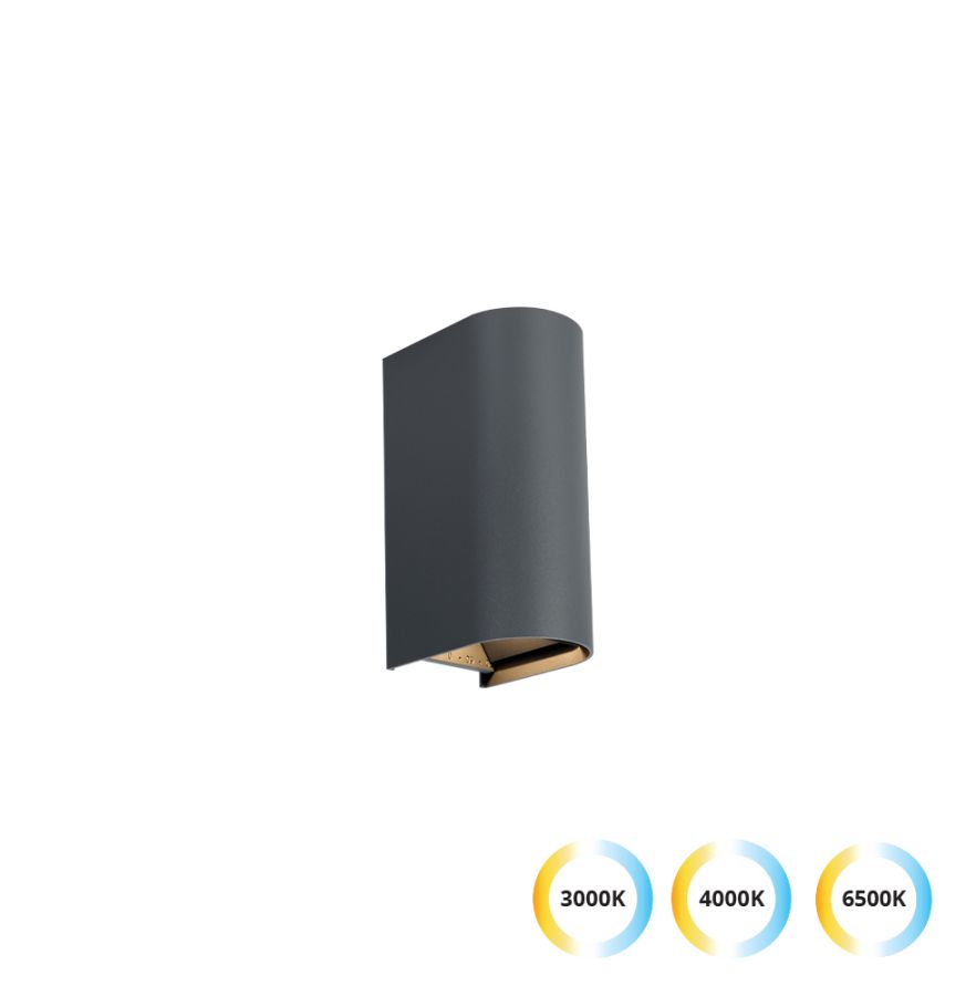 Φωτιστικό Τοίχου Ανθρακί L:69 Azores Viokef 4343001