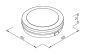 it-Lighting Klamath mega LED 48W 3CCT Outdoor Ceiling Light White D:40cmx5,2cm 80301220