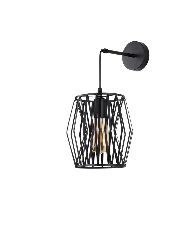 WLC 320 BK ΑΠΛΙΚΑ ΜΑΥΡΗ ΜΕΤΑΛΛΙΚΗ ΓΡΑΜΜΙΚΗ 1xE27 ARlight 0304230