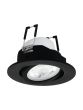 Χωνευτό Σποτ Στρογγυλό Μαύρο 8,8x8,8cm LED 2700-6500K 345lm Ρυθμιζόμενο Εφαρμογή-Τηλεχειριστήριο Eglo Saliceto 99669