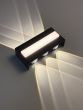 SE LED 105 QUADRA BLACK OUTDOOR WALL LAMP 6+4W 3000K 2 YEARS WARRANTY HOMELIGHTING 77-50675