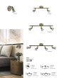 SE 140-BR3 (x2) Saba Packet Bronze adjustable spotlight+ HOMELIGHTING 77-8839