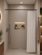 140-260 Ø22mm black βραχίονας μπάνιου πτυσσόμενος MRShome DC-022140B