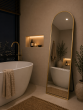 Επιδαπέδιος Καθρέπτης Αλουμινίου 150cm Gold MRShome DF-0041000