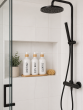 Σετ Μπάνιου με 3 Dispenser σε Δίσκο Μπαμπού White MRShome  DF-0074000