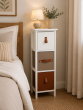 Συρταριέρα MDF με 3 Συρτάρια με Λαβή Multi 25x25x77cm MRShome DS-1131000