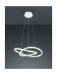 Φωτιστικό Κρεμαστό Ø60xH150m 27,5w Led 3150lm 4000K Μέταλλο White Matt Trio Lighting RL Course R32051131