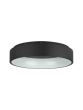 Πλαφονιέρα Οροφής Μέταλλο Μαύρο 59,5xH14cm LED 3000K 1050lm Ρυθμιζόμενη Eglo Marghera 2 390051