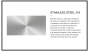 Horus Equinox316 Equinox316 Collection - 4 Hole Deck Bath/shower Mixer - Stainless Steel 316 81.464-IX