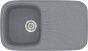 Sanitec Νεροχύτης 315 Classic 82×50 315-17-Metallic-Silver