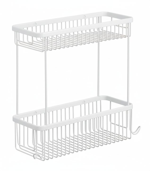 Σπογγοθήκη Διπλή Λευκό Bronze Art Σπογγοθήκες 1698-AA-2