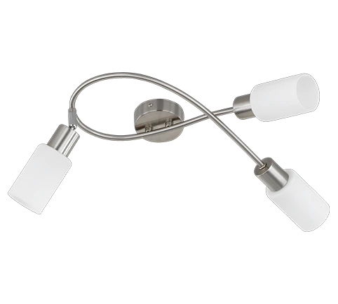 Σποτ Τριπλό 3xE14 L45cm Nickel Matt  Trio Lighting Mars R80013907